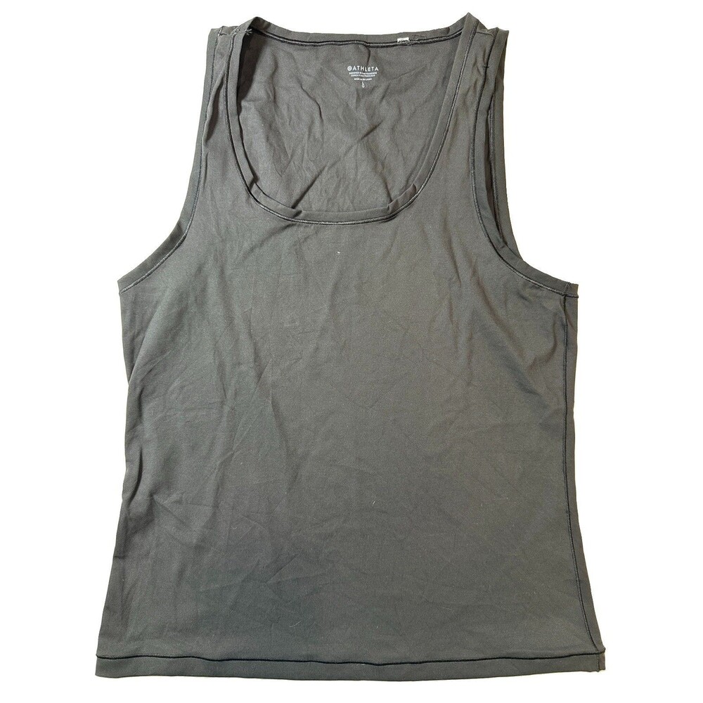 Athleta Sleeveless Black Tank Top - Large